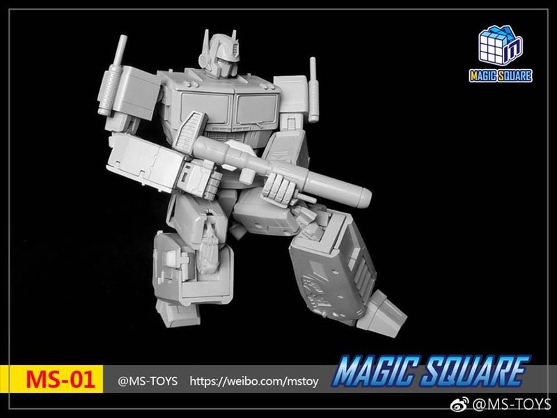 New Images Magic Square Ms 01 Unofficial Masterpiece Style Optimus Prime  (2 of 6)